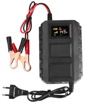 Mikinona caricabatteria per auto caricabatteria 12v acido Caricatore della batteria Automotive Black