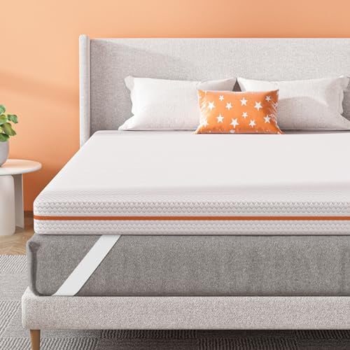 BedStory 10cm Höhe Topper 160x200cm H3/H4 aus Kupferionen Schaumkern | Geeignet für Allergiker, Waschbarer Bezug, Öko-TEX® Zertifiziert Matratzentopper, für Boxspringbett Wohnmobil und Schlafsofa