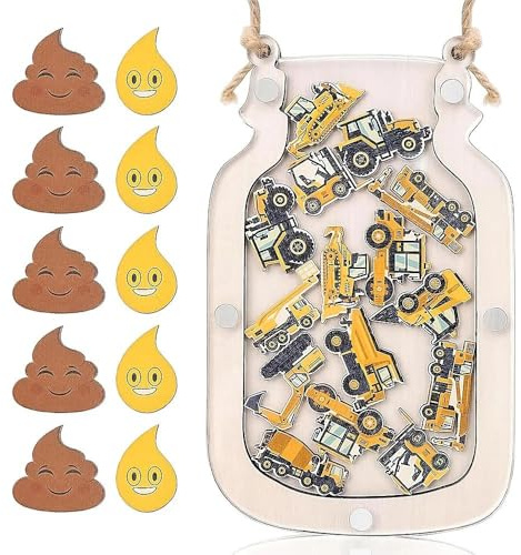 FENGCHUANG Belohnungsglas für Kinder Klassenzimmer 20 x 12 cm Personalisiertes Belohnungssystem Holz Belohnungen für Kinder Klassenzimmer Belohnungsglas für gutes Benehmen Zuhause Schule