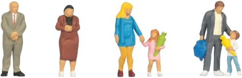 NOCH Figuren „Einschulung“, handkoloriert Modellfiguren, Spur H0 für Modelleisenbahn und Diorama