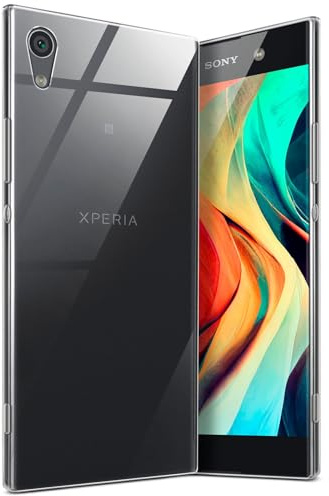 moex für Sony Xperia XA1 Hülle Durchsichtig, Silikon Handyhülle Transparent, Clear Case Ultra Slim, Backcover Schutzhülle Dünn, Silikonhülle Minimalistisch, Aero Case, Klar