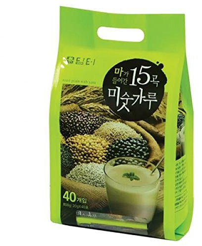 Korea Food Roast Grain mit Yam Tee, 15 Geröstete Körner Mixed Powder Frühstück Drink (Misugaru) 20g X 40T ¸ «