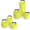 CampTeck 1.5L, 2.5L & 3.5L Dry Sack Water Resistant Storage Dry Bag for Camping, Rafting, Fishing, Canoeing, Boating, Kayaking, Snowboarding etc. – Neon Green