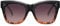 Cheapass Sonnenbrille Frauen' Schwarz bis Leopard breiter Rahmen mit Farbverlauf Linsen und Nieten