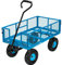 VIVOHOME Carrello da Giardino portata fino a 400 kg carrello per il trasporto con Maniglia Regolabile per Festival Shopping Campeggio Giardino