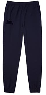 Lacoste Herren Jogginghose 3H5422, Männer Freizeithose,Sweatpants,Loungewear,Homewear,Regular Fit,Blau,M