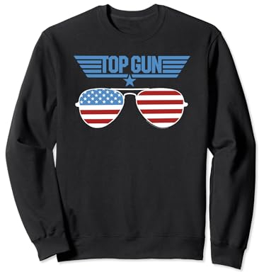 Top-Gun-Weiße-Brille Sweatshirt