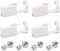 VEGCOO 4 Pièces Outils de Piercing Oreille avec Clous d'Oreille, Pistolet de Perçage d'Oreille Jetable Outil de Piercing Tragus Indolore, Kit Percing au Oreille de Sécurité pour Hommes et Femmes