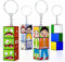 MAOZHOU Zauberwürfel Schlüsselanhänger Set,1x3 Mini Würfel Schlüsselanhänger Spielzeug,3D Puzzle Würfel Magic Cube Set Stressabbau Geschenk für Kinder und Erwachsene - 4 Stück