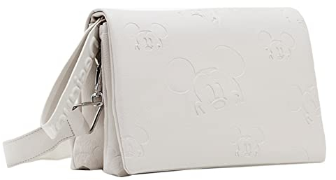 Desigual Women's Bag_All Mickey 23_DORDMUNT 1001 RAW, White