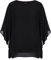 Hanna Nikole Ladies Plus Size Vintage Blouse Crew Neck Batwing Sleeves Tunic Black 18W