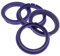 4X Zentrierringe 72,5 x 60,1 mm Lila Felgen Ringe Made in Germany