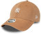 New Era New York Yankees Baseball Cap braun Cord MLB Kappe Strapback-Verschluss Damen Frau - One-Size
