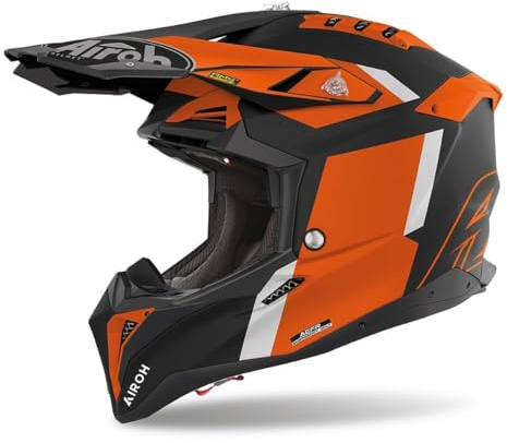 Airoh Motorcycle Helmet Aviator 3 Glory Orange Matt Xl