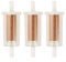 3 x 1/4 Zoll Inline-Kraftstofffilter für 695666 691035 845125 Rasentraktor