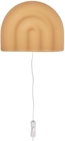 OYOY [W0724] Rainbow Wall Lamp (EU), Light Rubber, 19 x 6 x 24 cm
