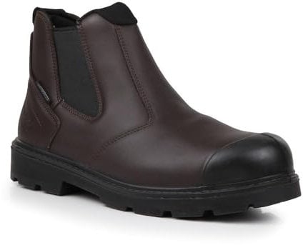 Regatta Mens Professional Waterproof Dealer Safety Boots, Peat, 9 UK
