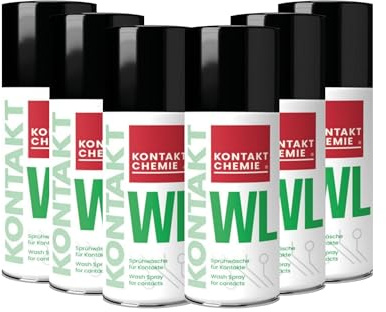 6 Stück Kontakt Chemie universeller Elektronikreiniger | KONTAKT WL | je 200ml