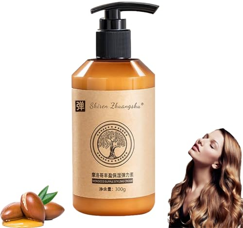Long-Lasting Styling Moroccan Volume Moisturizing Elasticity, Moroccan Oil Hydrating Moisturizing Styling Cream, Moroccan Oil Curl Defining Cream, Locken-Creme für definierte Locken-Stylings (1PC)