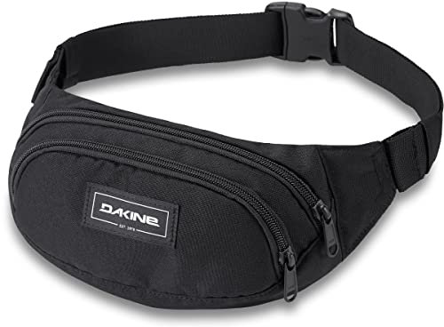 Dakine Hip Pack – Bauchtasche mit verstellbarem Gurt – Black II – Unisex Gürteltasche mit 2 Reißverschlussfächern – Alltag, Reisen & Festivals