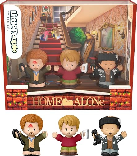 Little People Collector Home Alone Special Edition Set für Filmfans, 3 Charakterfiguren in einem Display-Paket