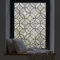 dktie Dekorfolie Glasmalerei Fensterfolie Sichtschutzfolie Milchglasfolie Kreise Statisch Haftend Privatsphäre Fensteraufkleber (Schlichtes Schwarz, 90 x 200 cm)