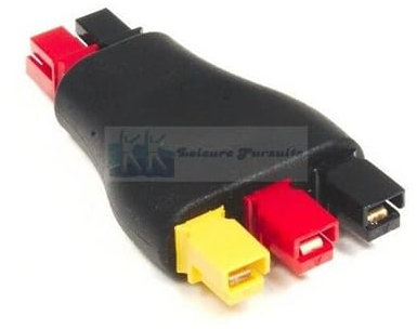 xsports Suitable for PowaKaddy Golf Trolley Battery Adaptor 3 Way Anderson Plug Connector FW3,5,7