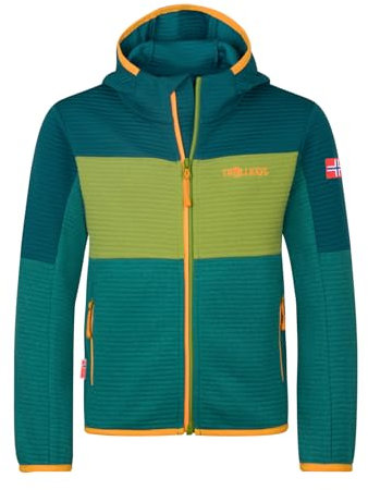 Trollkids Sogndal Fleecejacke XT Sea Green/Lagoon Green, Gr. 152