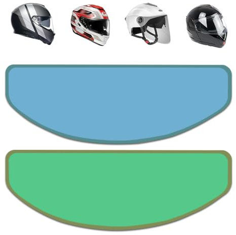 Anti Fog for Helmet Visor, 2 Pcs Anti-Fog Film for Motorcycle Helmet, Inside and Outside Helmets Anti-Fog Film for All Non Pinned Open Face and Full Visors Helmets