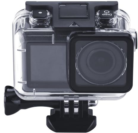 Fazvncv Custodia impermeabile per action camera subacquea custodia protettiva 60 m Subacquee Shell Shots Protector