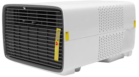 Climatiseur de Fenêtre, Climatiseur à Double Utilisation à Faible Utilisation avec Télécommande pour le Camping D'étude de Cuisine en Dortoir (Plug UE 220V)