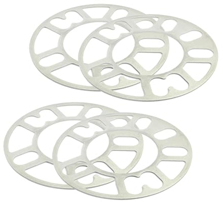 4pcs Wheel Spacers, Aluminum Alloy Wheel Spacers Replacement for 4/5 Stud Hubs (4, 3MM)