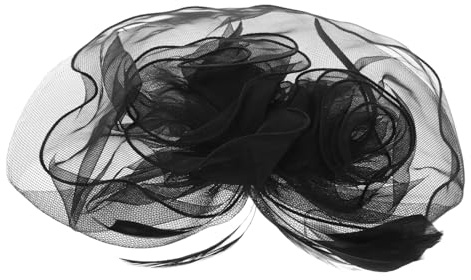 HONMEET Elegantes Braut haarband mit Doppeltem Mesh schleier Federleichtes Mini hütchen für Hochzeit Party und Teeparty Vielseitiger Haarschmuck für Frauen Stilvoller Bridal Fascinator