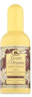 Tesori d'Oriente EDT Royal Vanilla | Vanille & Ingwer | 100 ml | Aromatisches Eau de Toilette für Körper & Sinne.