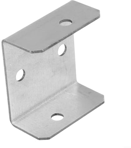 Galvanised Fence Panel Clips for Timber Posts, Heavy Duty Trellis Fixing Brackets 32mm to 50mm, Rust Resistant Steel Garden Fencing Supports, 10 Pack(32mm)