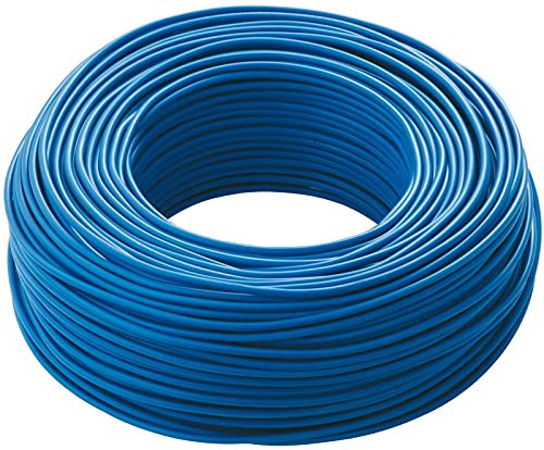 BALDASSARI CAVI Cavo Elettrico Unipolare Filo Rame 1,5 2,5 4 6mm CPR Fs17 per Impianti Casa, Blu, 2,5 MM