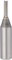 Trend CraftPro Straight Two Flute Router Cutter Bit, 1/2 Inch Shank, 5mm Cut Diameter & 16mm Cut Length, Tungsten Carbide Tipped, C004X1/2TC