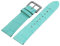 Excellanc-Uhrenarmband Ersatz Echt Leder Kroko-Optik Dornschließe Breite 16-26 mm (Stegbreite: 22 mm, türkis)