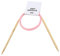 Coopay Rundstricknadel 80 cm, 6,0 mm Bambus Stricknadel Rundstricknadeln Nadelspiel