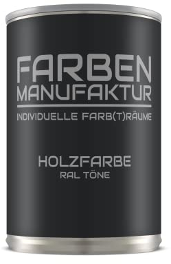 Farben Manufaktur Holzfarbe Wetterschutzfarbe Holzlack Holzschutzlack Holzdecklack RAL 2/5L, Farbe: ca. RAL 6009 Tannengrün, Größe: 5L