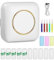 Mini Impresora，Mini Impresora Térmica con 13 Rollo de Papel，Inalámbrica Bluetooth Printer para iOS y Android，Portátiles Pocket Impresora para fotografías, Etiquetas y Listas