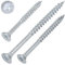 SCREW REBEL Spanplattenschrauben 4,5 x 60 mm - 200 Stück mit Teilgewinde und Cut-Spitze, Antrieb TX25, Senkkopf