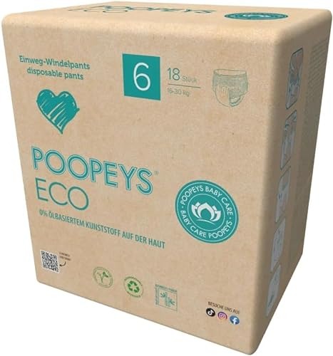 Poopeys ECO Windeln - Windeln - 6 XL | 16+ KG