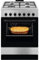 LKK620010X - Cucina a gas, n° 4 fuochi, con forno elettrico, 60x60 cm, Inox, Classe energetica A