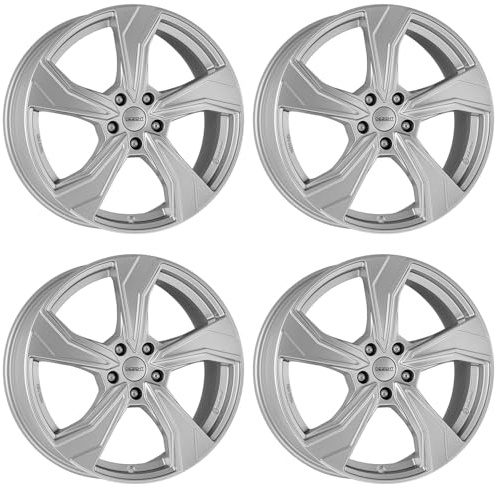 4x Dezent Felgen KB silver 6.0Jx16 ET35 5x100 kompatibel mit Volkswagen Fox Polo T-Cross Taigo