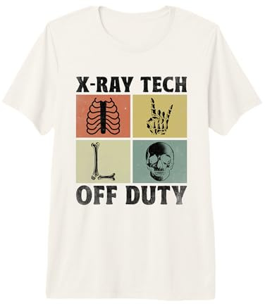 X-Ray Tech Off Duty Radiology Radiologist Rad Tech Premium T-Shirt