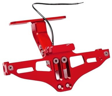 JUJIKCLPF para Suzuki V Strom 650 Soporte para Licencia De Motocicleta Marco Placa Registro Trasero Soportes de matrículas para Moto(L)