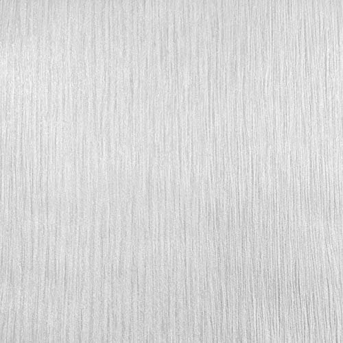 Muriva Luxury Texture Lustre Linear Plain Stripe Shiny Finish Wallpaper 10m Roll [Grey 114923]