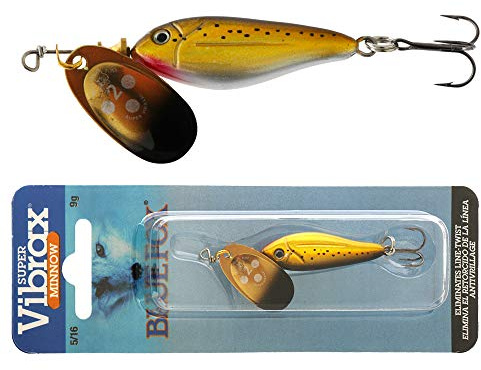 CUCHARILLA GIRATORIA Blue Fox VIBRAX Minnow Super - 9G - 9, per Unit, G, N°2, N°8