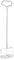 HENDI Kartoffelstampfer, Gemüsestampfer, Geschirrspülmaschinengeeignet, 180x(H)770mm, Edelstahl